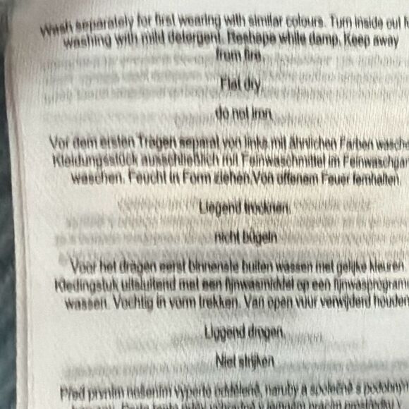 PageOne blue oversized drop sleeve sweater mock neck rib trim XXL - Picture 10 of 11